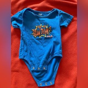 Baby Fila onesie